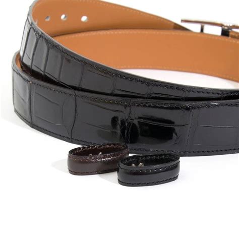 crocodile hermes belt|More.